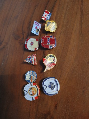 Vintage eishockey pins - eishockey, (10