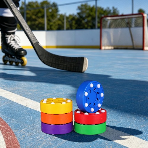 Eishockey pucks set - eishockey-pucks, 6
