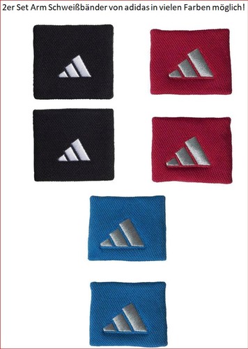 2er set adidas schweißarmband - 2er,