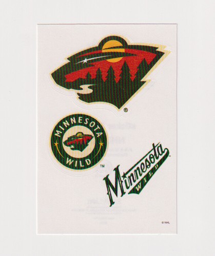 Minnesota wild aufkleber set - minnesota,